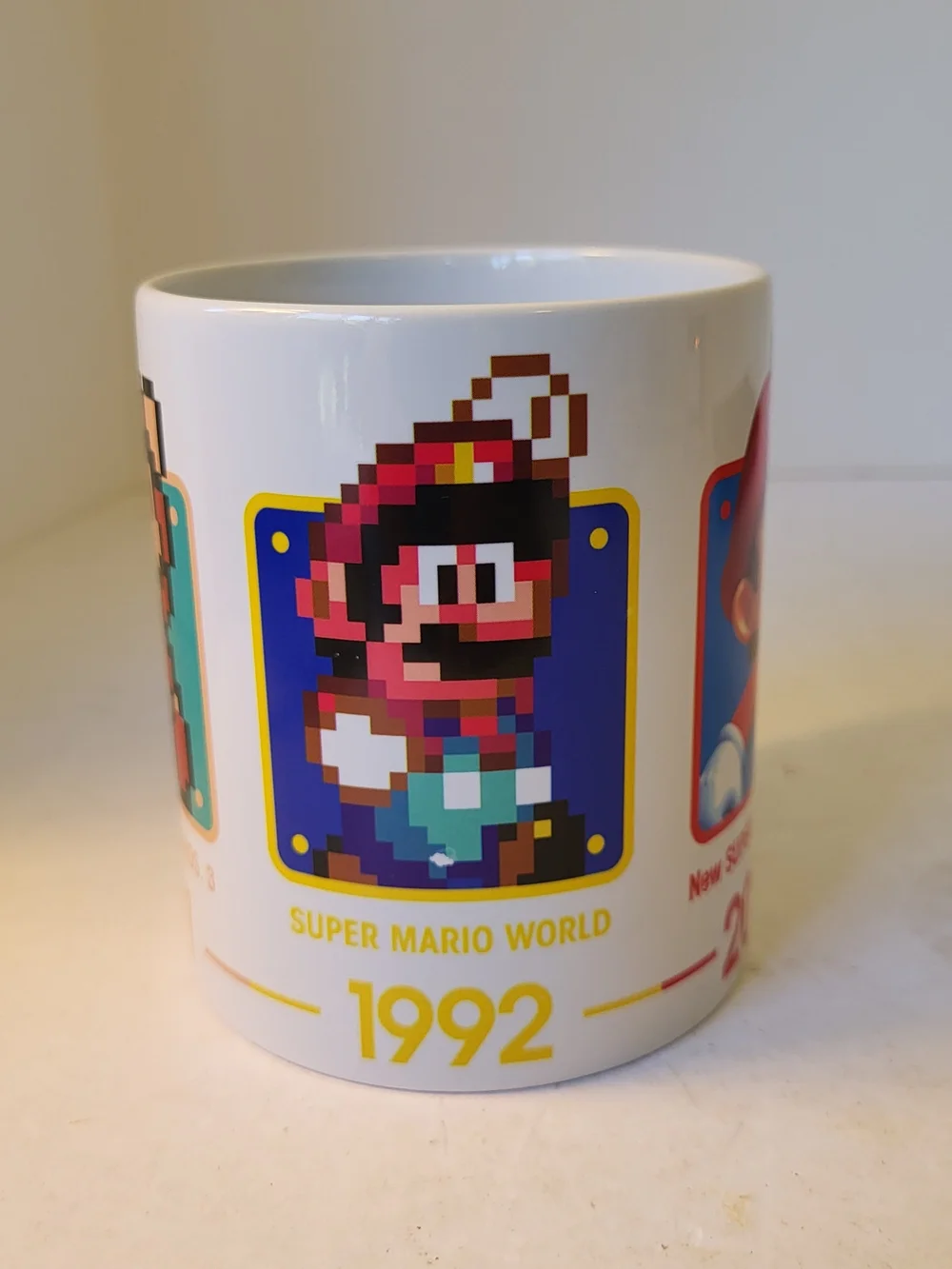 Nintendo Super Mario Evolution  Dates 1985-2006 Mug
